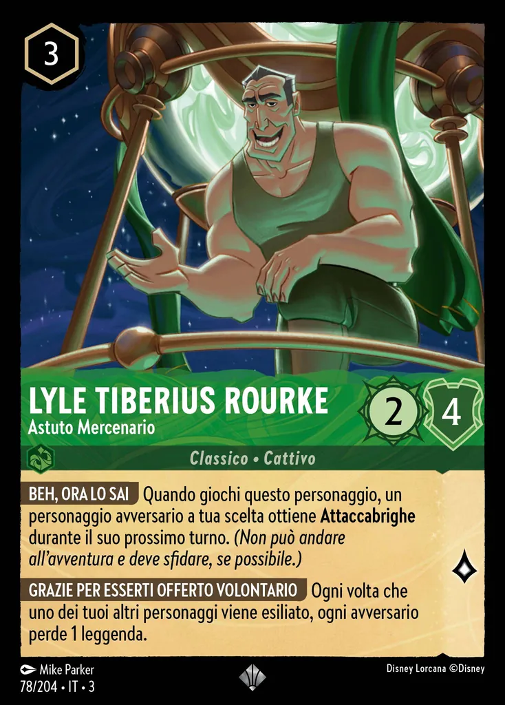Lyle Tiberius Rourke - Astuto Mercenario