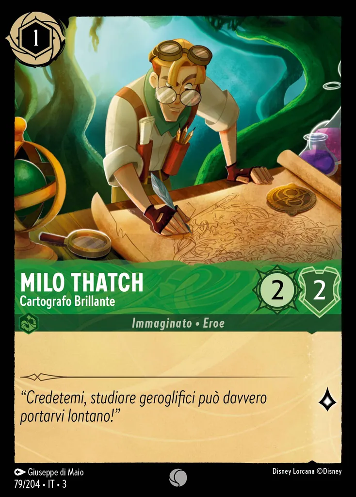Milo Thatch - Cartografo Brillante