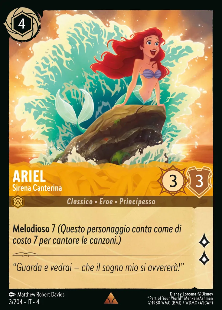 Ariel - Sirena Canterina