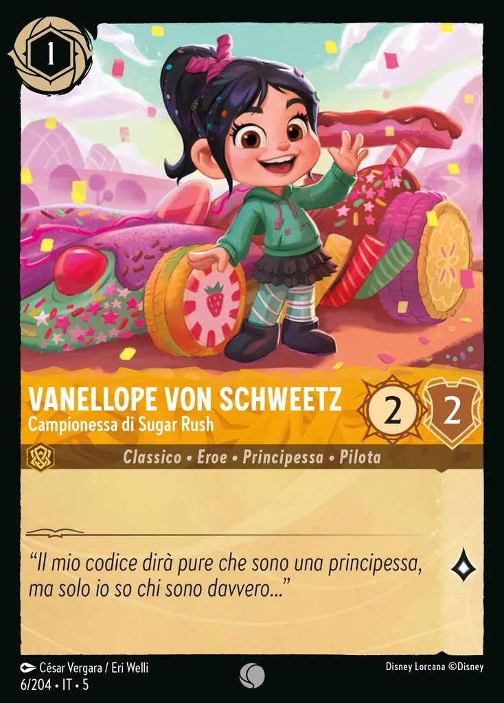 Vanellope von Schweetz - Campionessa di Sugar Rush