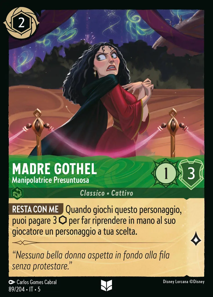 Madre Gothel - Manipolatrice Presuntuosa