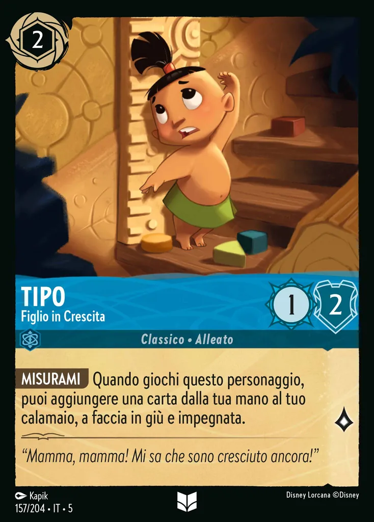 Tipo - Figlio in Crescita