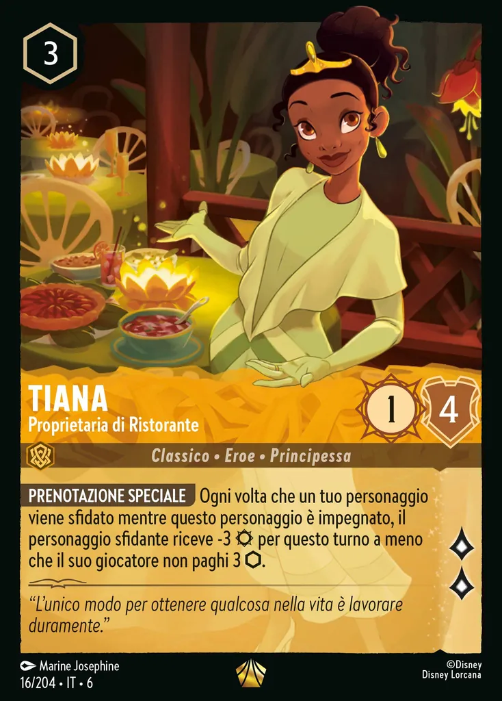Tiana - Proprietaria di Ristorante