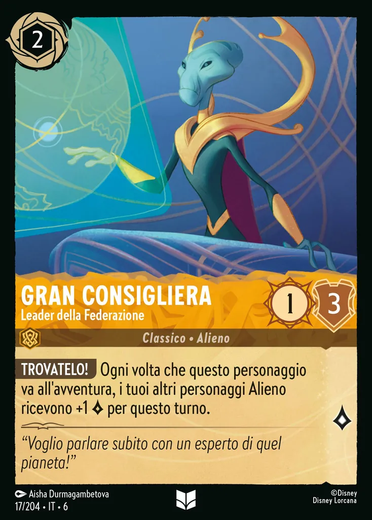 Gran Consigliera - Leader della Federazione