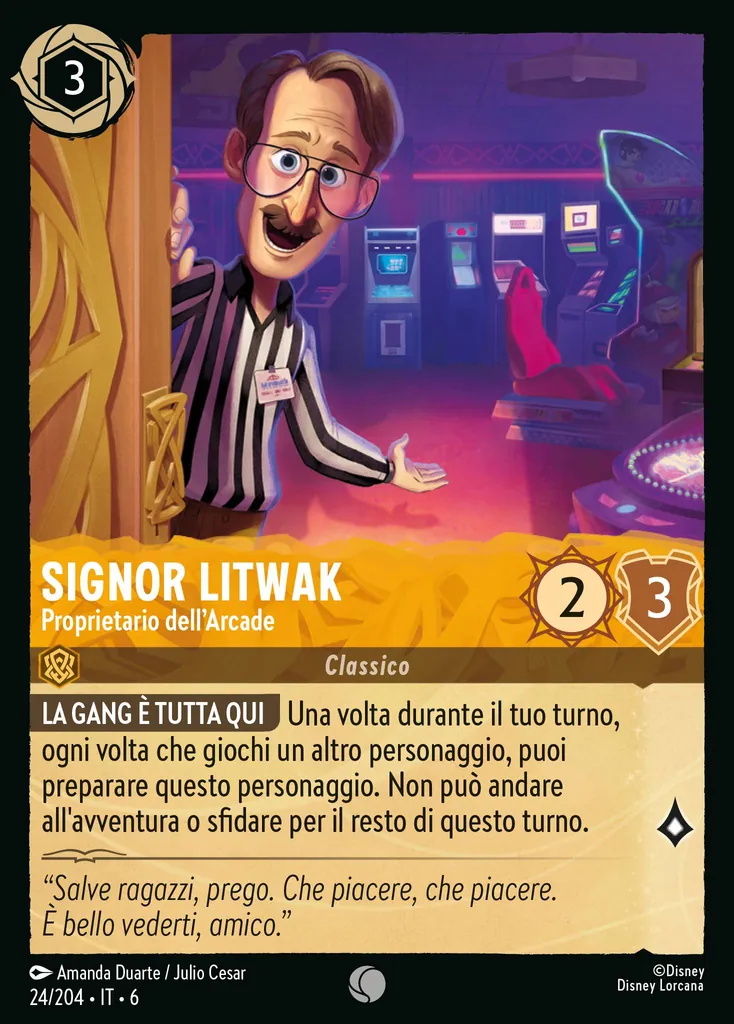 Signor Litwak - Proprietario dell'Arcade