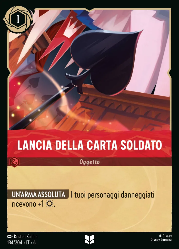 Lancia della Carta Soldato
