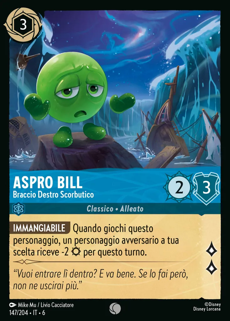 Aspro Bill - Braccio Destro Scorbutico