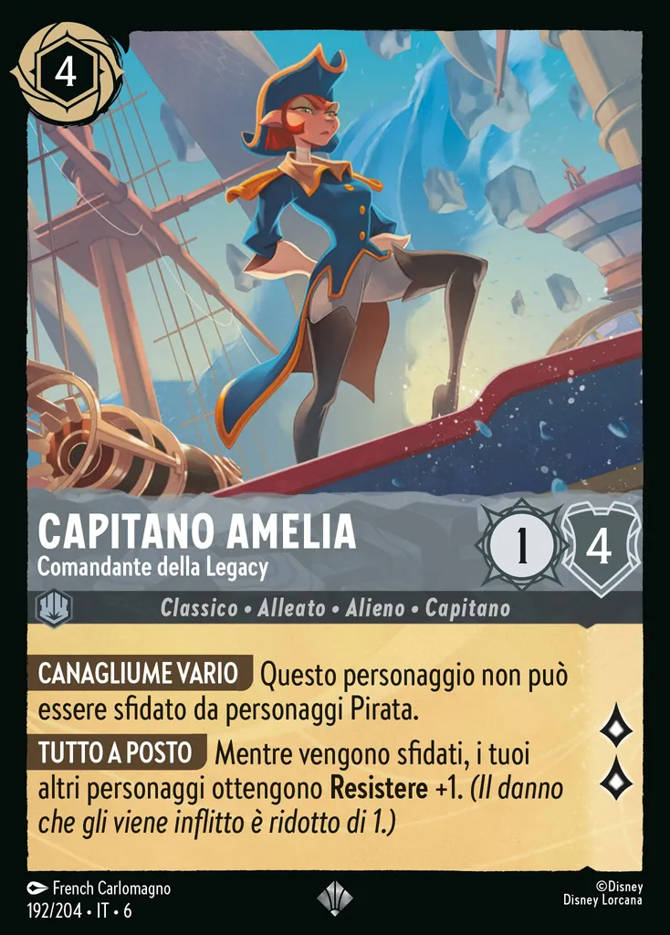 Capitano Amelia - Comandante della Legacy