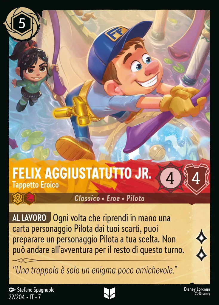 Felix Aggiustatutto Jr. - Tappetto Eroico