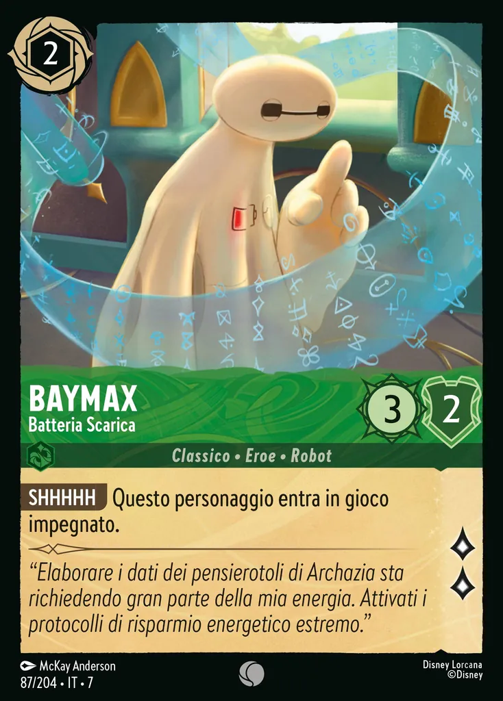 Baymax - Batteria Scarica