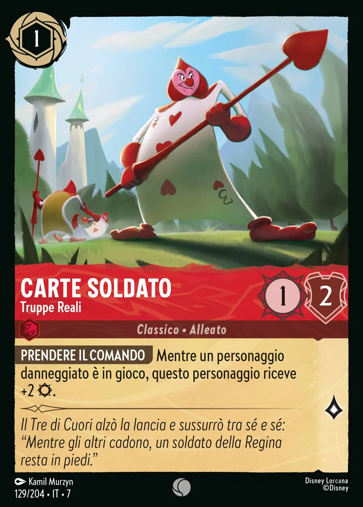 Carte Soldato - Truppe Reali