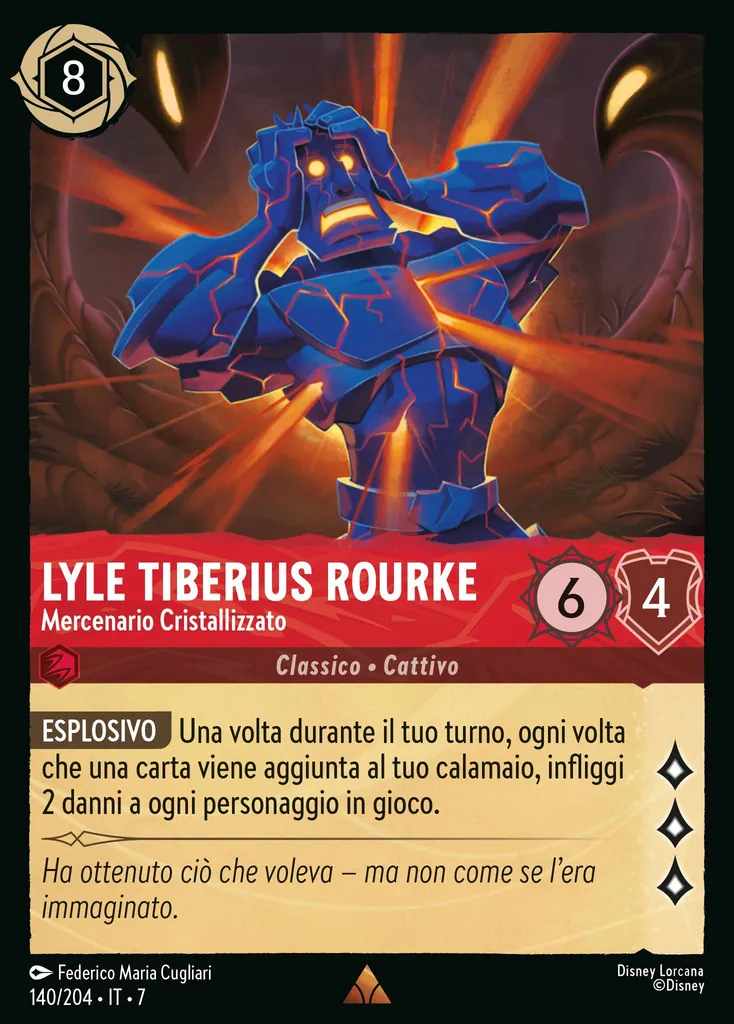 Lyle Tiberius Rourke - Mercenario Cristallizzato