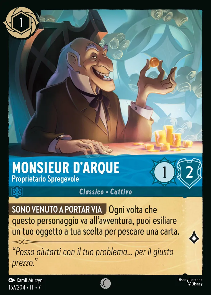 Monsieur D'Arque - Proprietario Spregevole