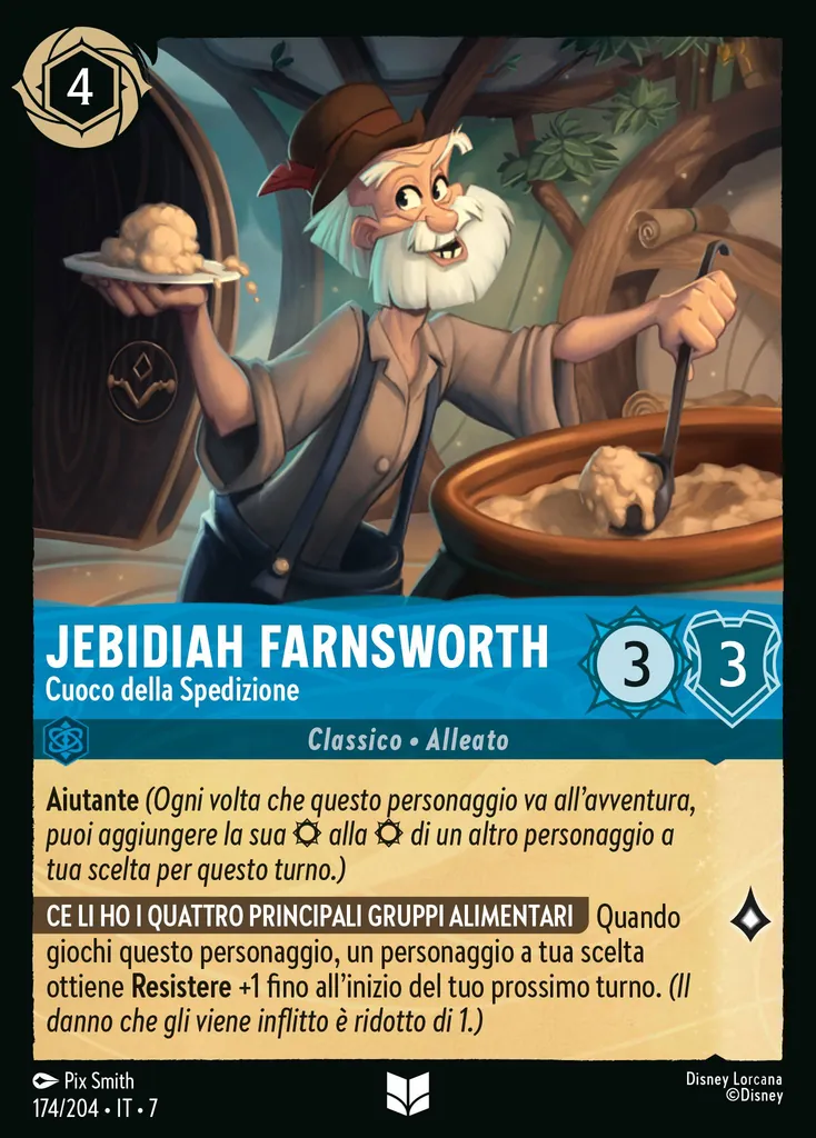 Jebidiah Farnsworth - Cuoco della Spedizione