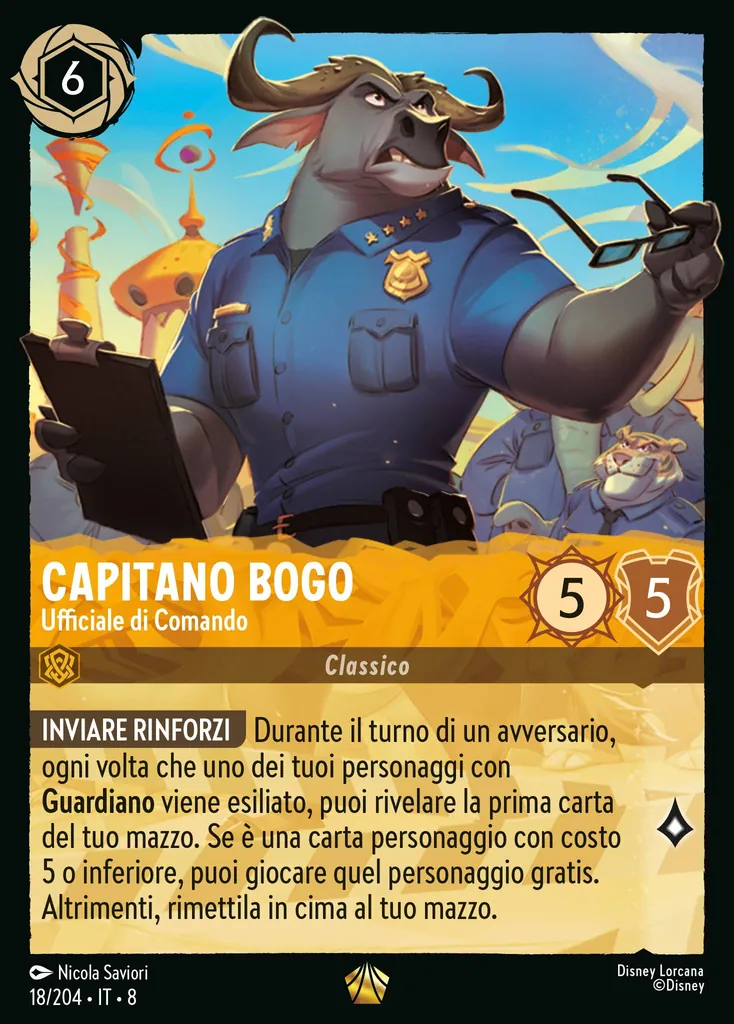 Capitano Bogo - Ufficiale di Comando