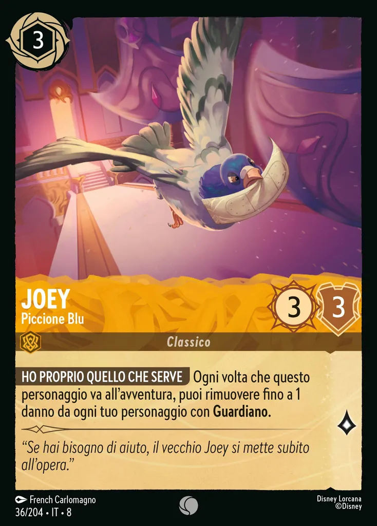 Joey - Piccione Blu