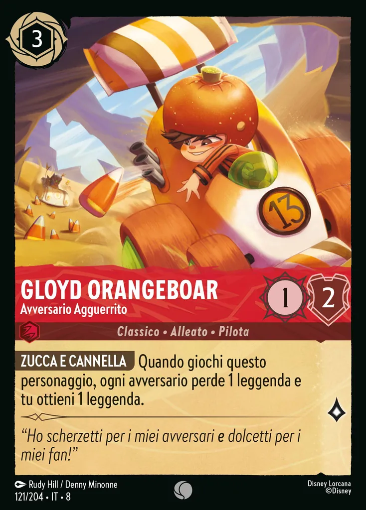 Gloyd Orangeboar - Avversario Agguerrito