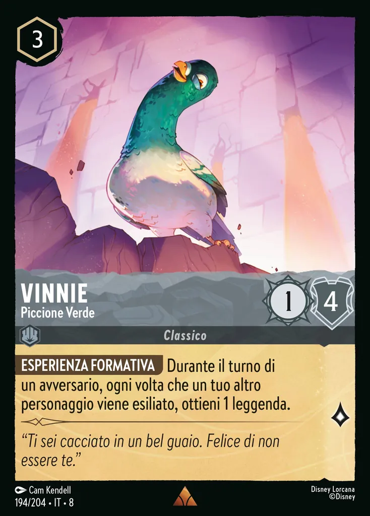 Vinnie - Piccione Verde