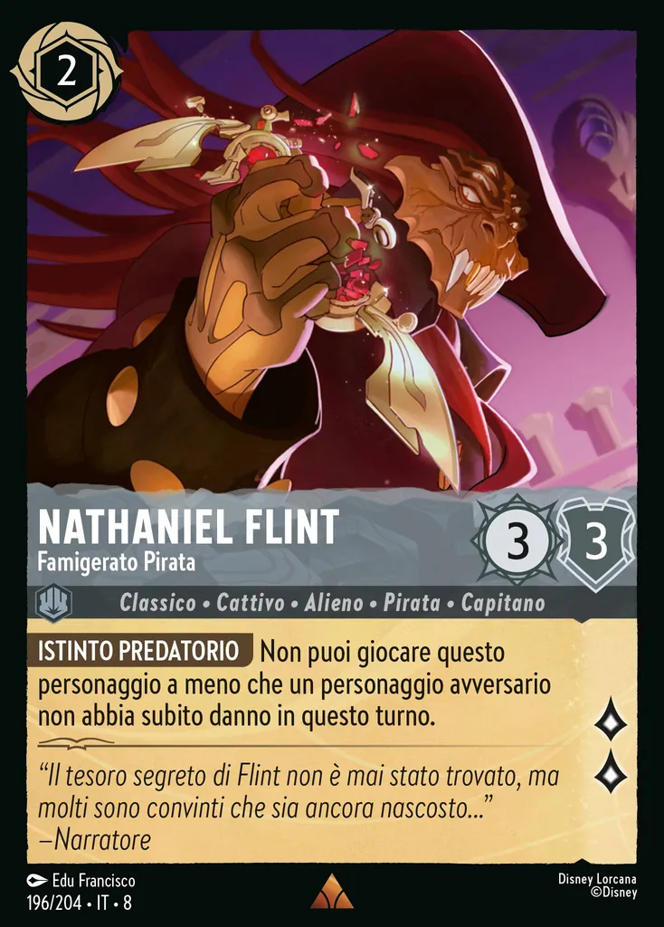Nathaniel Flint - Famigerato Pirata