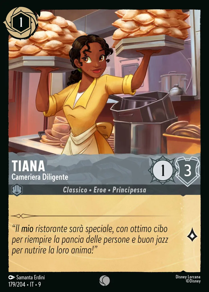 Tiana - Diligent Waitress