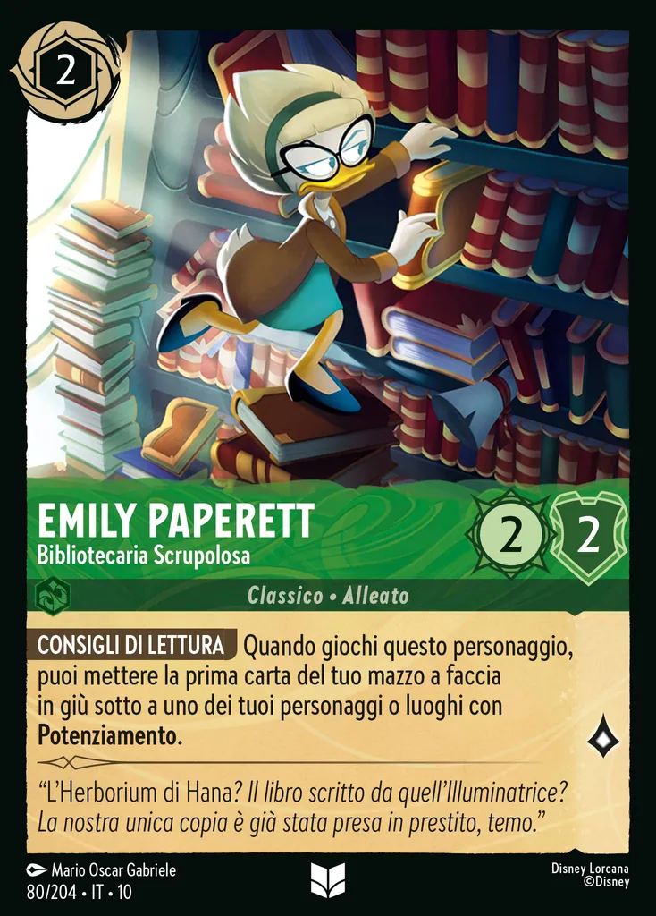Emily Paperett - Bibliotecaria Scrupolosa