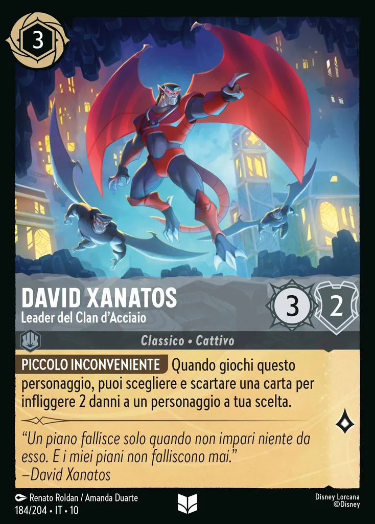 David Xanatos - Leader del Clan d'Acciaio