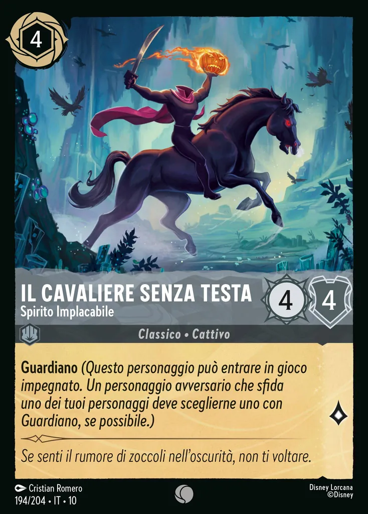 Il Cavaliere Senza Testa - Spirito Implacabile