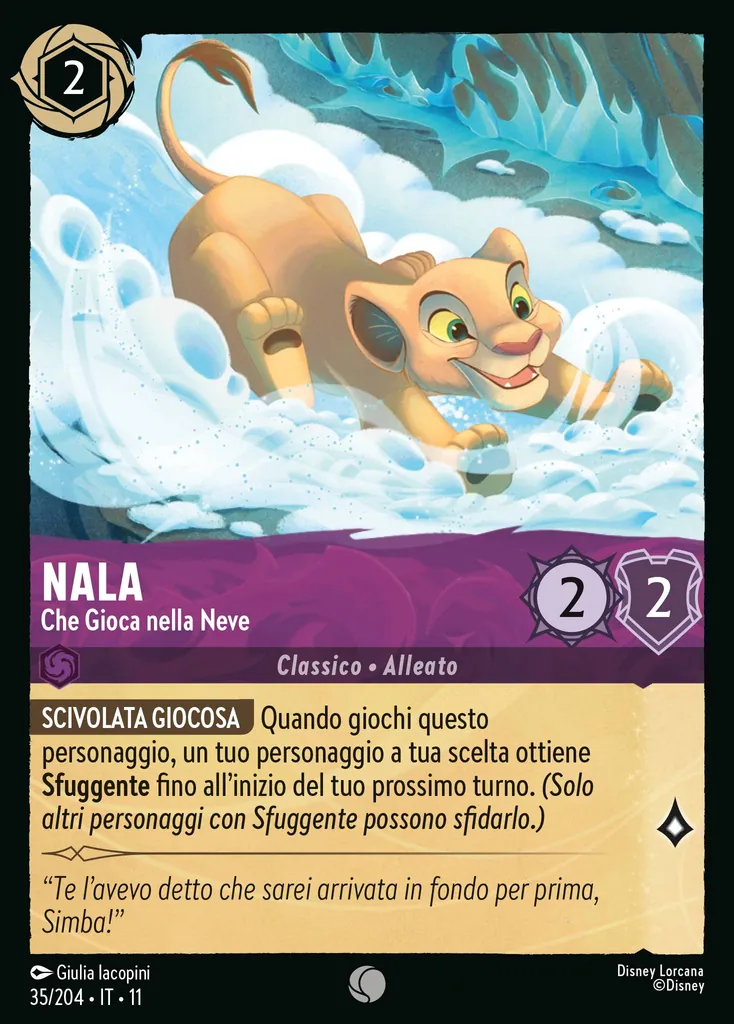 Nala - Che Gioca nella Neve