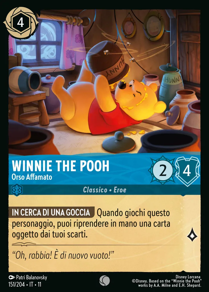 Winnie the Pooh - Orso Affamato