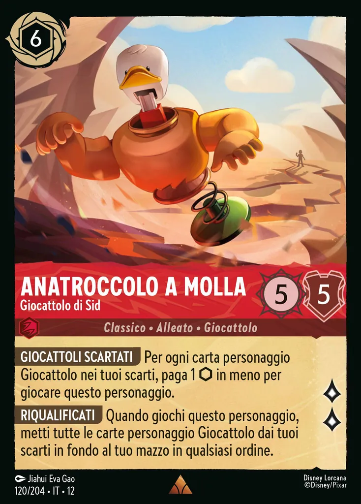 Anatroccolo a Molla - Giocattolo di Sid