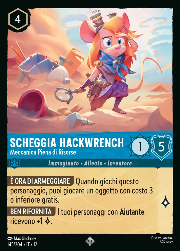 Scheggia Hackwrench - Meccanica Piena di Risorse