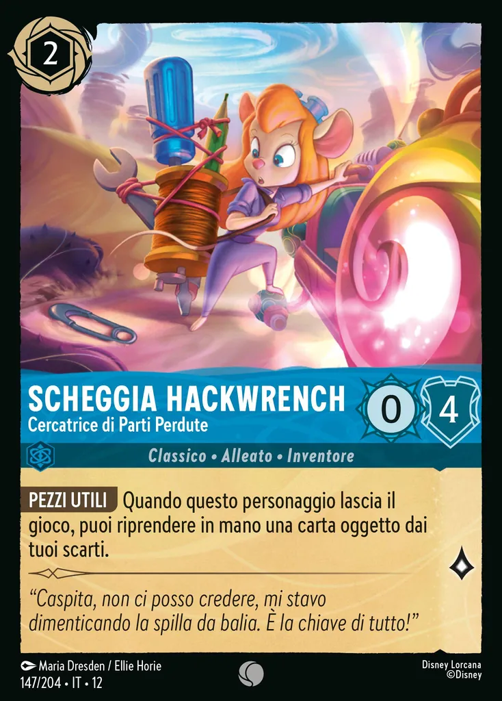 Scheggia Hackwrench - Cercatrice di Parti Perdute