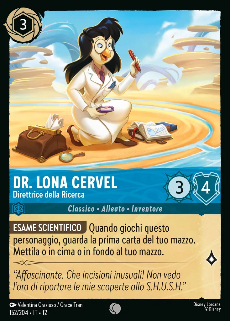 Dr. Lona Cervel - Direttrice della Ricerca