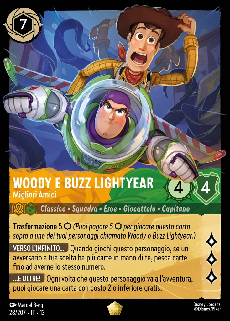 Woody e Buzz Lightyear - Migliori Amici