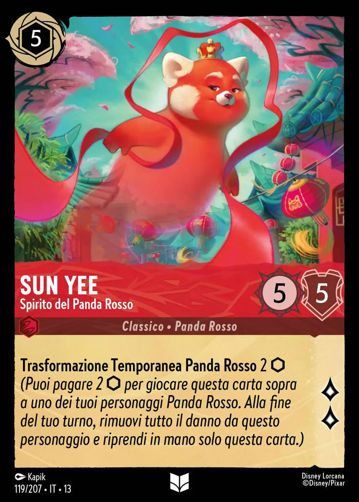 Sun Yee - Spirito del Panda Rosso