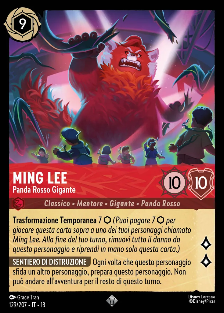 Ming Lee - Panda Rosso Gigante