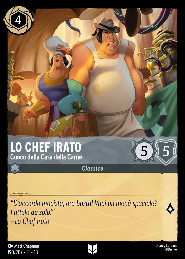 Lo Chef Irato - Cuoco della Casa della Carne