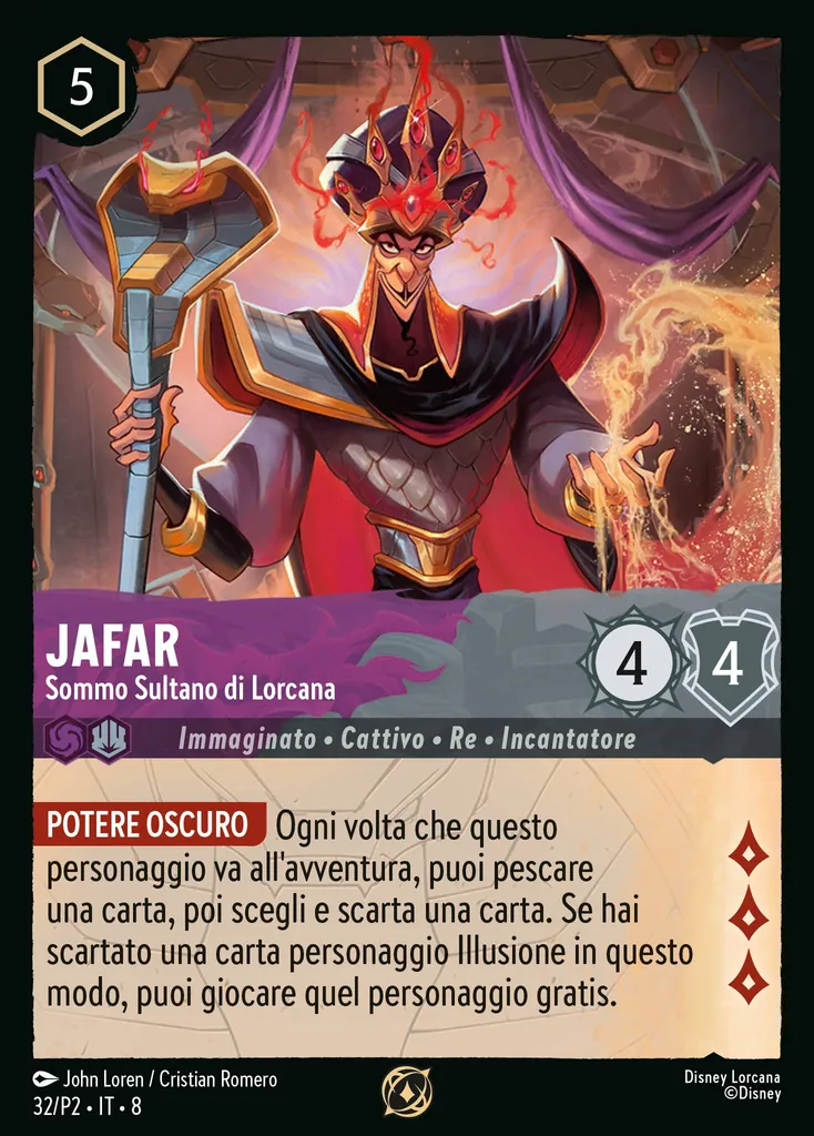 Jafar - Sommo Sultano di Lorcana