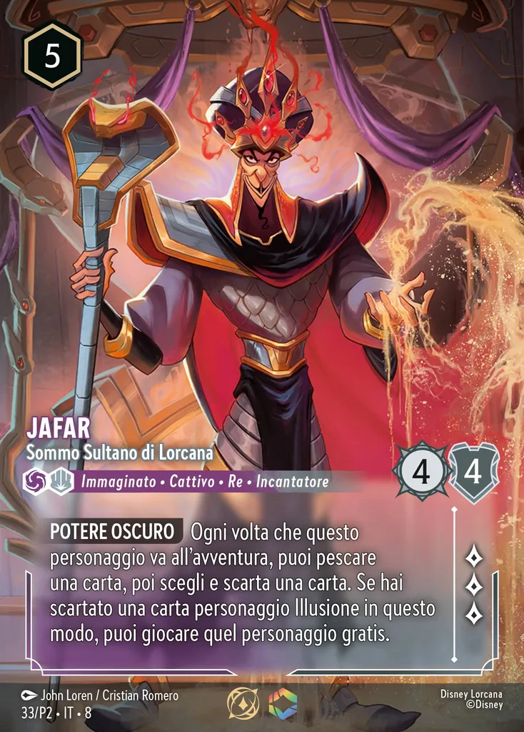 Jafar - Sommo Sultano di Lorcana
