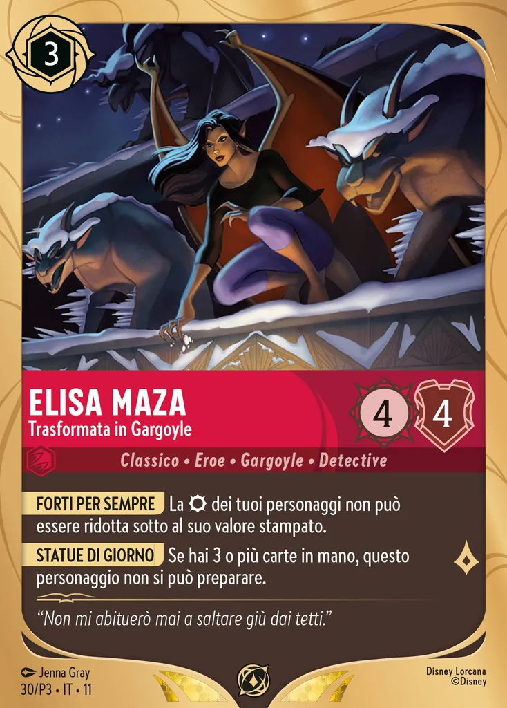 Elisa Maza - Trasformata in Gargoyle
