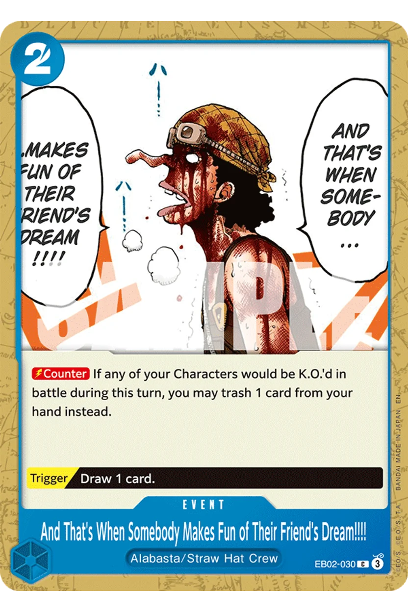 And That's When Somebody Makes Fun of Their Friend's Dream!!!!