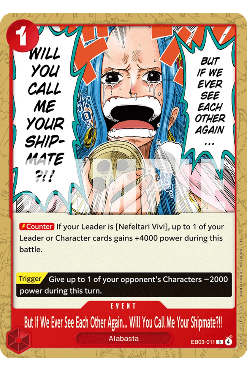 But If We Ever See Each Other Again... Will You Call Me Your Shipmate?!!