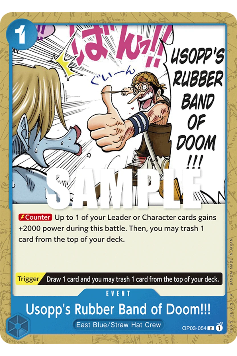 Usopp's Rubber Band of Doom!!!