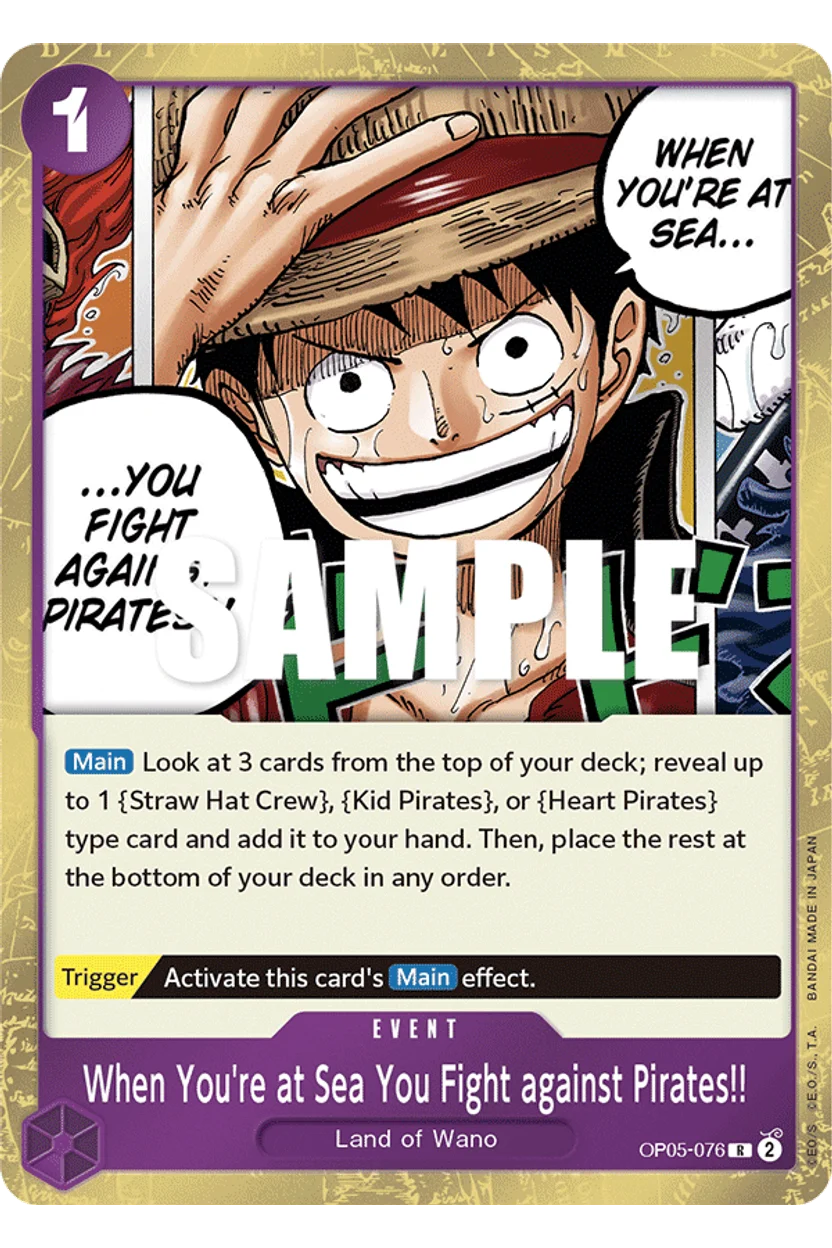 When You're at Sea You Fight against Pirates!!