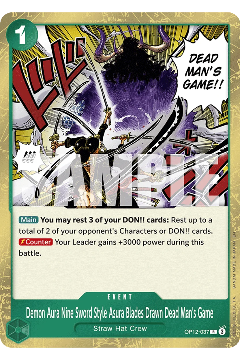 Demon Aura Nine Sword Style Asura Blades Drawn Dead Man's Game