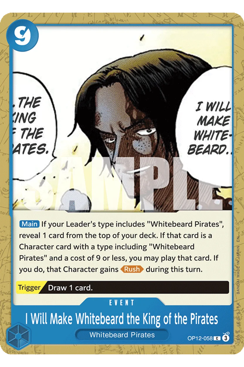 I Will Make Whitebeard the King of the Pirates