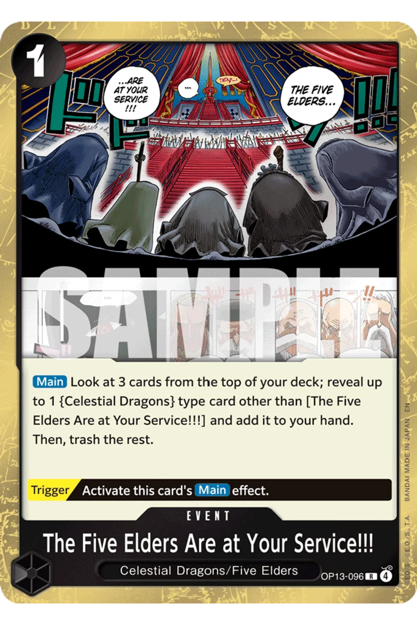 The Five Elders Are at Your Service!!!