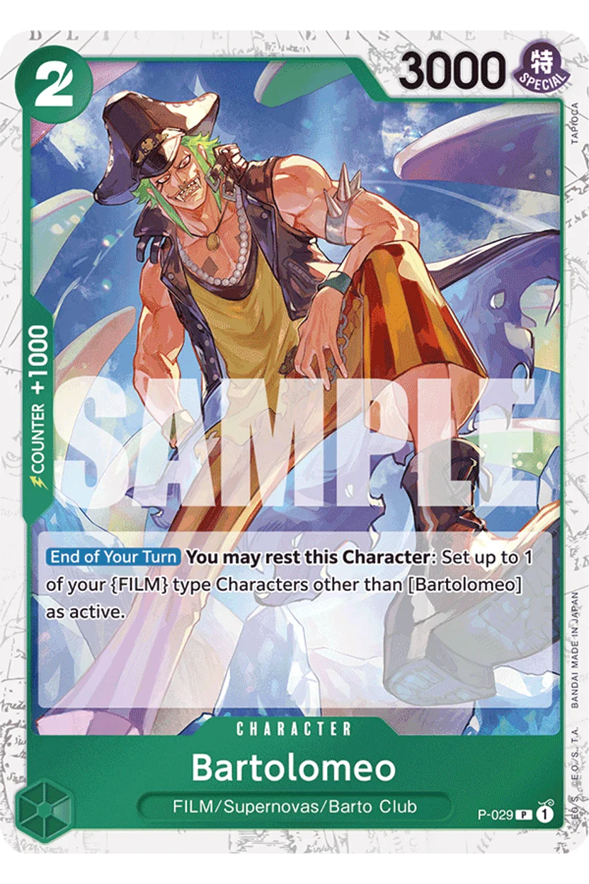 Bartolomeo (P-029) (Jolly Roger Foil)
