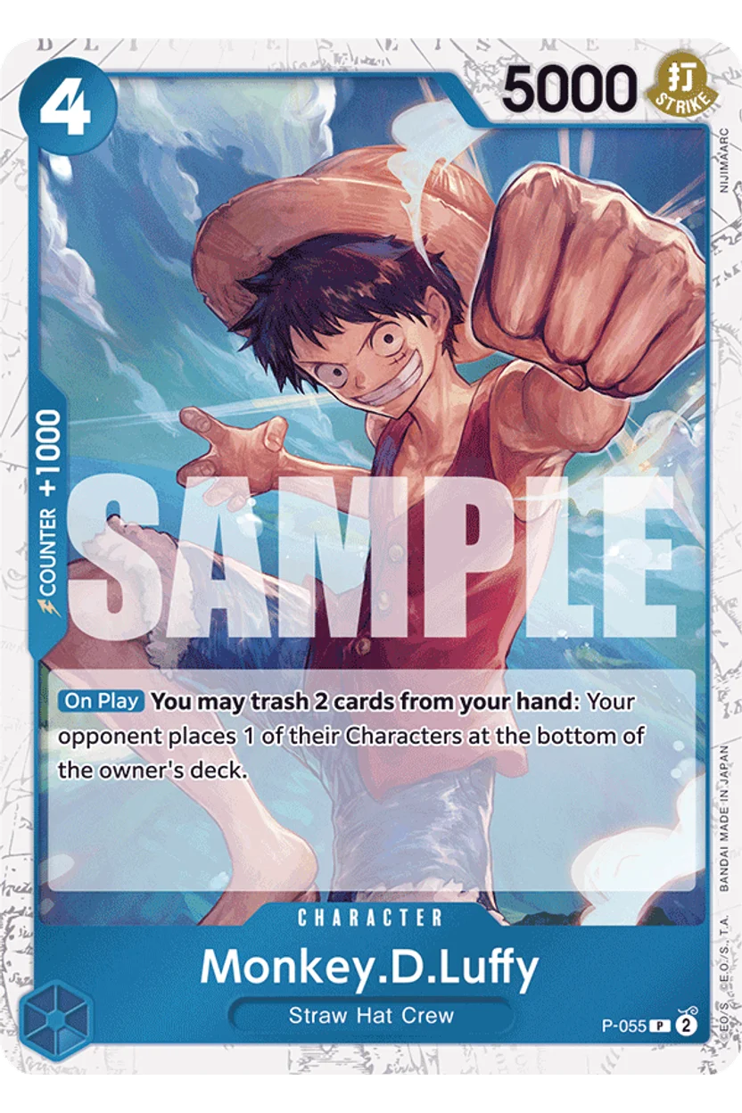 Monkey.D.Luffy (P-055) (Jolly Roger Foil)