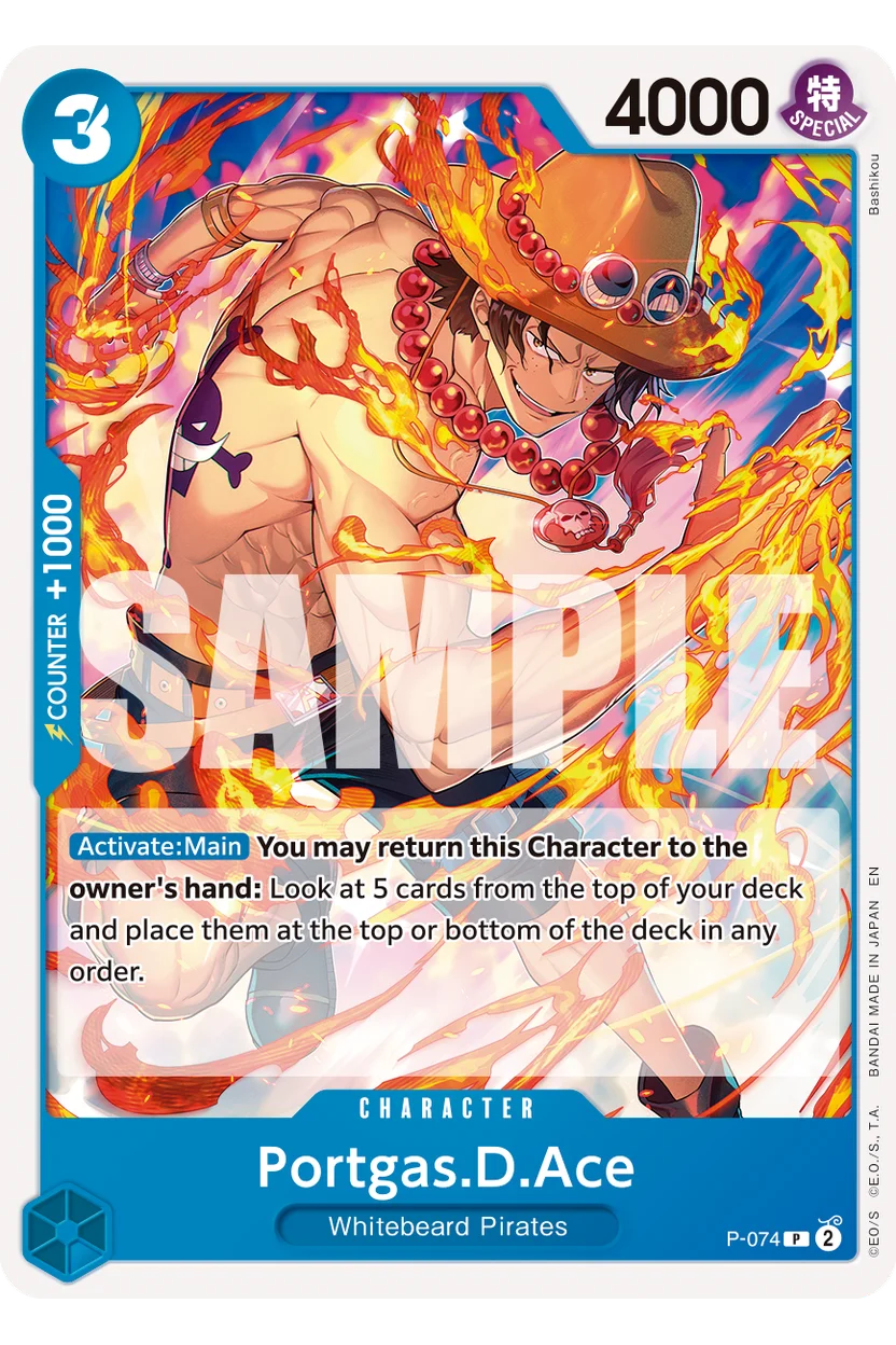Portgas.D.Ace - P-074 (Pirate Foil)